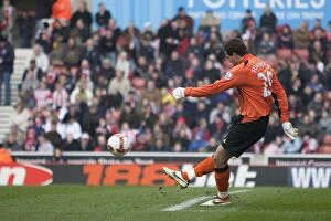 Images Dated 21st March 2009: Clash of the Championship Contenders: Stoke City vs Middlesbrough (21st March 2009)