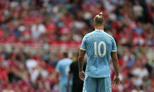 Marko Arnautovic Collection: Clash of the Championship Titans: Middlesbrough vs Stoke City (August 13, 2016)