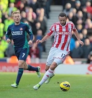 Images Dated 27th October 2012: Clash of the Championship Titans: Stoke City vs Sunderland (October 27, 2012)