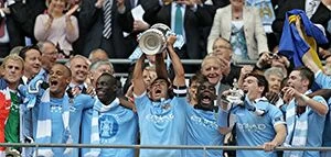 Images Dated 14th May 2011: Clash of the Cities: Stoke vs Manchester City - May 14, 2011