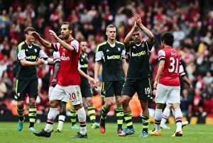 Arsenal v Stoke City Collection: Clash at The Emirates: Arsenal vs Stoke City - September 22nd