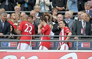 Images Dated 14th May 2011: Clash at the Etihad: Manchester City vs Stoke City - May 14, 2011
