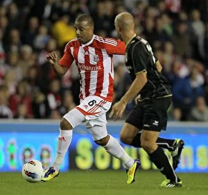 Images Dated 25th August 2011: Clash of the Europa League Titans: Stoke City vs FC Thun (25.8.2011)