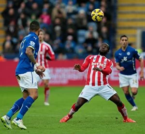 Images Dated 20th January 2015: Clash of the Midland Giants: Leicester City vs Stoke City (January 17, 2015)