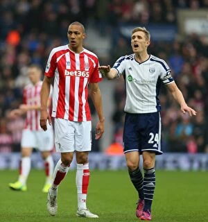 Images Dated 16th March 2015: Clash of the Midland Giants: West Bromwich Albion vs Stoke City - March 14, 2015