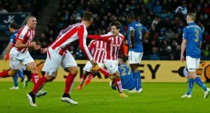 Images Dated 17th January 2015: Clash of the Midland Rivals: Leicester City vs Stoke City (17th January 2015)