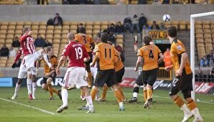 Images Dated 30th January 2011: Clash of the Midland Rivals: Wolverhampton Wanderers vs Stoke City - January 30, 2011