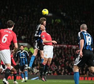 Images Dated 31st January 2012: Clash at Old Trafford: Manchester United vs Stoke City (31st January 2012)