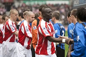 Images Dated 21st March 2009: Clash from the Past: Stoke City vs Middlesbrough, March 21, 2009