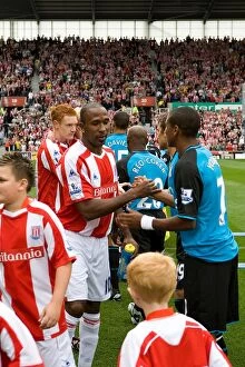 Stoke City v Aston Villa Collection: Clash of the Potters: Stoke City vs Aston Villa (2008)