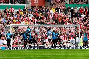 Images Dated 23rd August 2008: Clash of the Potters: Stoke City vs Aston Villa (2008)