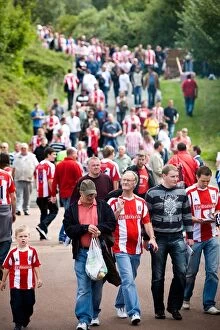 Images Dated 23rd August 2008: Clash of the Potters and Villans: Stoke City vs Aston Villa (23rd August 2008)