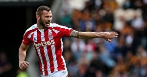 Phil Bardsley Collection: Clash of the Tigers and Potters: Hull City vs Stoke City (August 24, 2014)