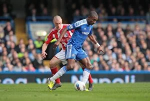 Images Dated 10th March 2012: Clash of the Titans: Chelsea vs. Stoke City - March 10, 2012
