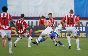 Images Dated 4th August 2011: Clash of Titans: Hajduk Split vs. Stoke City (August 4, 2011)