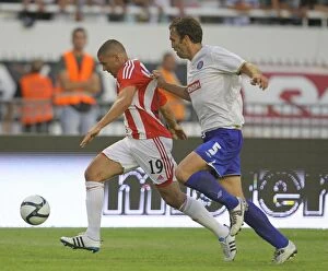 Images Dated 4th August 2011: Clash of Titans: Hajduk Split vs Stoke City (August 4, 2011)