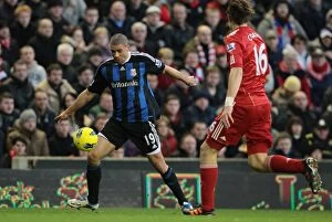Images Dated 14th January 2012: Clash of the Titans: Liverpool vs Stoke City (14.1.2012)