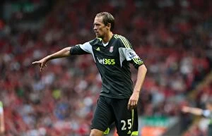 Peter Crouch Collection: Clash of the Titans: Liverpool vs. Stoke City - August 17, 2013