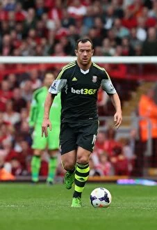 Charlie Adam Collection: Clash of the Titans: Liverpool vs Stoke City - August 17, 2013