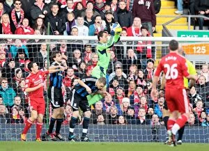 Liverpool v Stoke City Collection: Clash of the Titans: Liverpool vs Stoke City - January 14, 2012