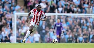Images Dated 14th October 2017: Clash of Titans: Manchester City vs Stoke City, October 14, 2017