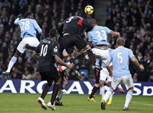 Images Dated 26th December 2009: Clash of Titans: Manchester City vs Stoke City - February 16, 2010