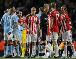 Manchester City v Stoke City Collection: Clash of Titans: Manchester City vs Stoke City (17th May 2011)