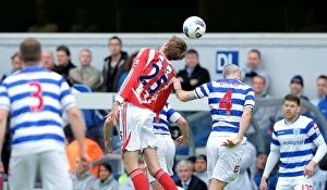Images Dated 6th May 2012: Clash of Titans: Queens Park Rangers vs. Stoke City - May 6, 2012