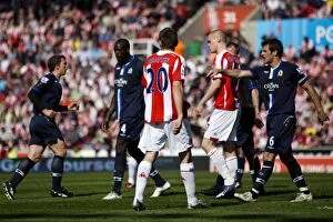Images Dated 18th April 2009: Clash of the Titans: Stoke City vs. Blackburn Rovers (April 18, 2009)