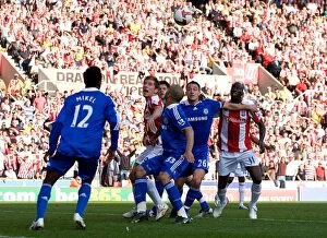 Images Dated 27th September 2008: Clash of Titans: Stoke City vs Chelsea (September 27, 2008)