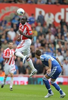 Images Dated 14th August 2011: Clash of Titans: Stoke City vs Chelsea (August 14, 2011)