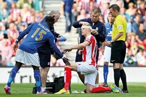 Images Dated 13th September 2014: Clash of the Titans: Stoke City vs Leicester City - Premier League Showdown (September 13, 2014)