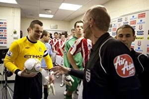 Images Dated 24th February 2010: Clash of Titans: Stoke City vs Manchester City (February 24, 2010)