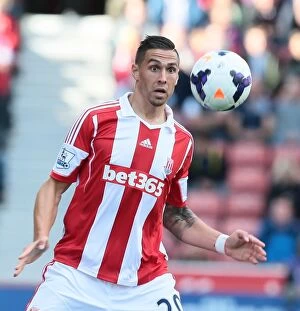 Geoff Cameron Collection: Clash of Titans: Stoke City vs Manchester City (September 14, 2013)