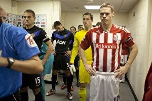 Images Dated 24th October 2010: Clash of Titans: Stoke City vs Manchester United (October 24, 2010)
