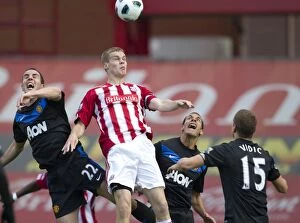 Stoke City v Manchester United Collection: Clash of Titans: Stoke City vs Manchester United (October 24, 2010)