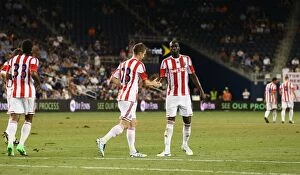 Images Dated 1st August 2012: Clash of Titans: Stoke City vs. Sporting Kansas City (2012)