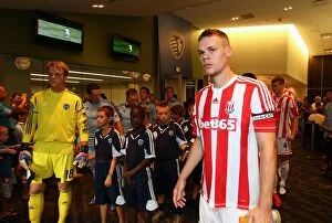 Images Dated 1st August 2012: Clash of Titans: Stoke City vs. Sporting Kansas City (August 1, 2012)