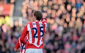 Stoke City v Swansea City Collection: Clash of the Titans: Stoke City vs Swansea City (February 26, 2012)