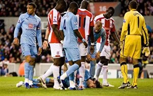 Images Dated 19th October 2008: Clash of Titans: Stoke City vs. Tottenham (10.19.08)
