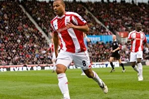 Images Dated 19th October 2008: Clash of the Titans: Stoke City vs. Tottenham (19th October 2008)