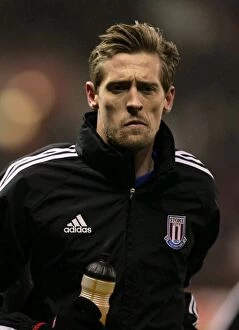 Images Dated 16th February 2012: Clash of Titans: Stoke City vs Valencia, February 16, 2012