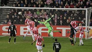 Images Dated 16th February 2012: Clash of Titans: Stoke City vs Valencia (February 16, 2012)