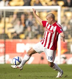 Images Dated 30th January 2011: Clash of the Titans: Wolverhampton Wanderers vs Stoke City (January 30, 2011)