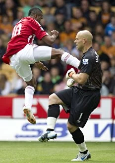 Images Dated 14th August 2010: Clash of the Titans: Wolverhampton Wanderers vs Stoke City (14th August 2010)