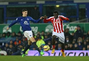 Images Dated 2nd January 2015: December Showdown: Everton vs. Stoke City - A Football Rivalry's Christmas Clash (2014)