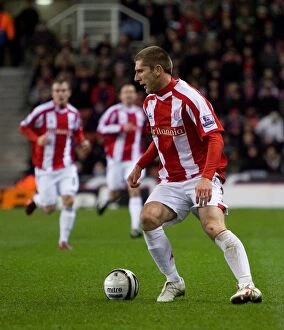 Images Dated 2nd December 2008: Decisive Clash: Stoke City vs Derby County, December 2, 2008