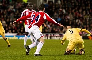 Images Dated 13th December 2008: Decisive Clash: Stoke City vs Fulham (13.12.08)