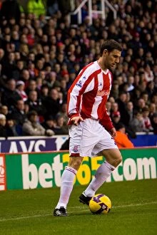 Images Dated 13th December 2008: Decisive Clash: Stoke City vs Fulham at the Bet365 Stadium - December 13, 2008