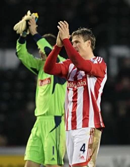 Images Dated 28th January 2012: Derby County vs Stoke City Clash: Pride Park, January 28, 2012